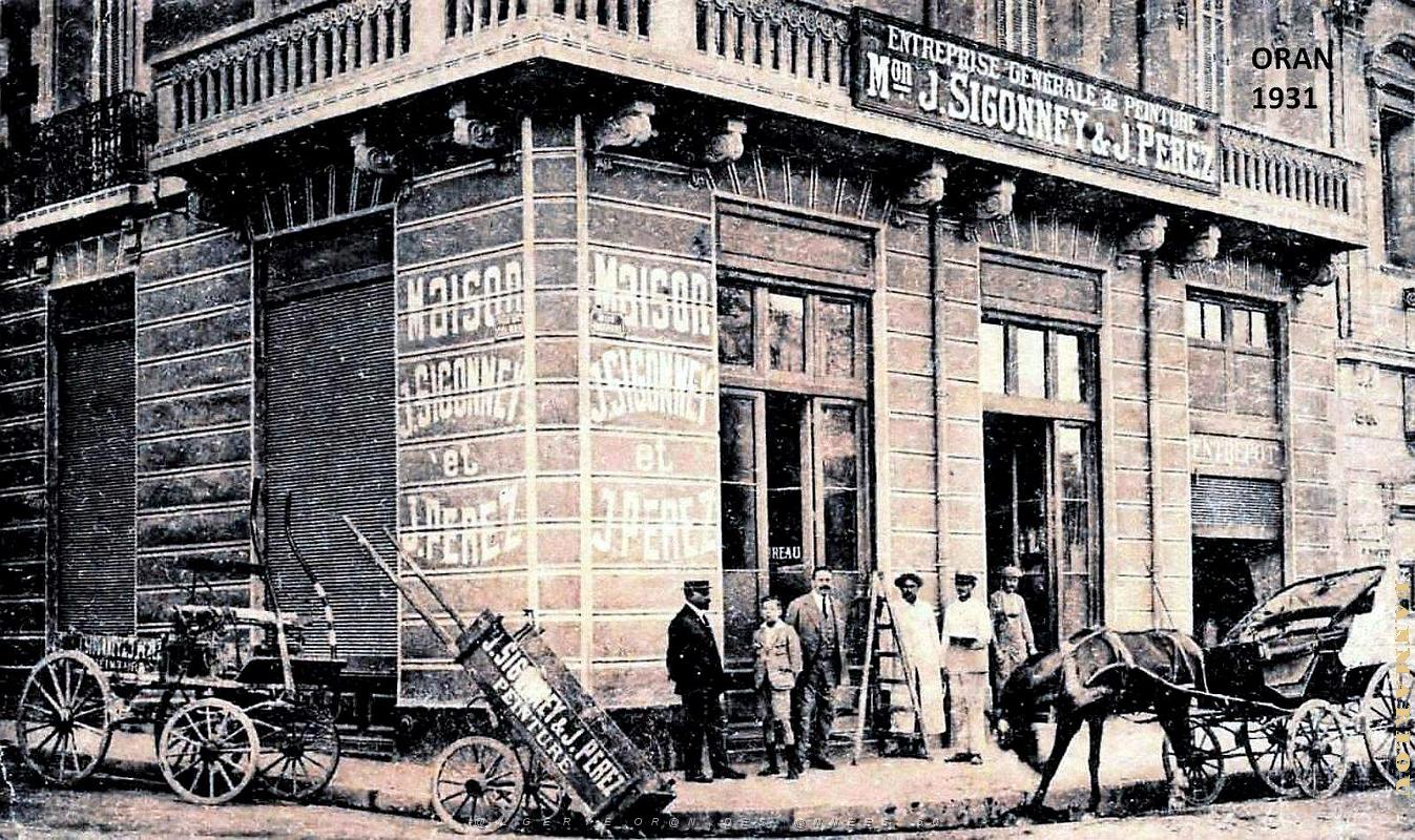 2317- Oran - Maison Sigonney et Perez Peintures - 1931.jpg